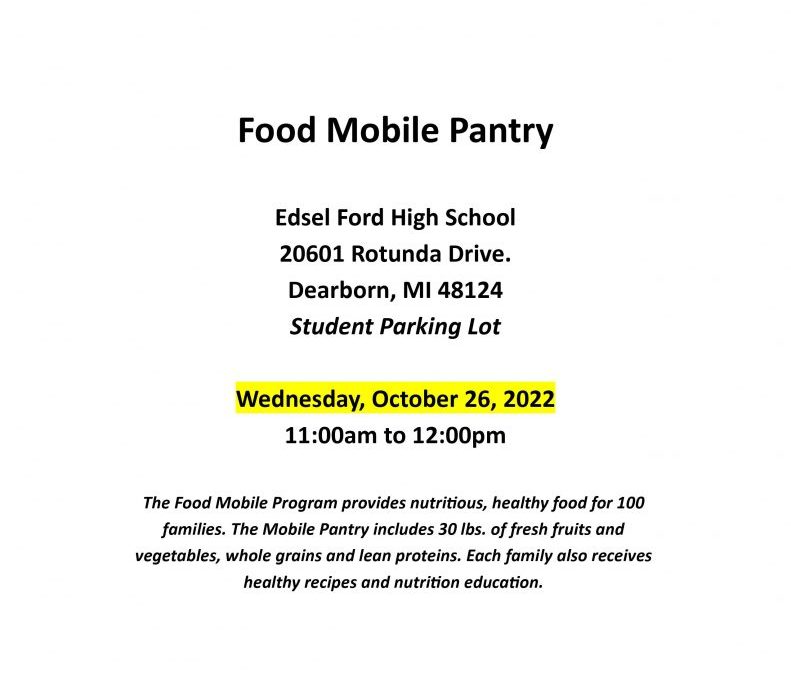 EFHS Gleaners Mobile Food Pantry