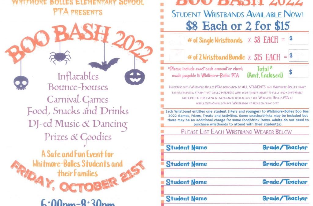 BOO BASH 2022: 10/21