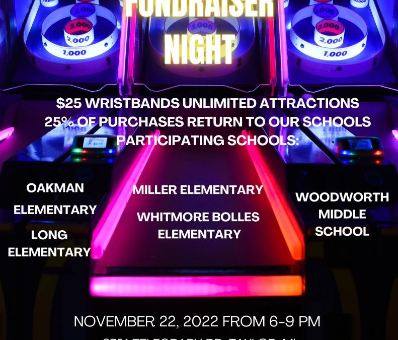 ZapZone Fundraiser Night; 11/22