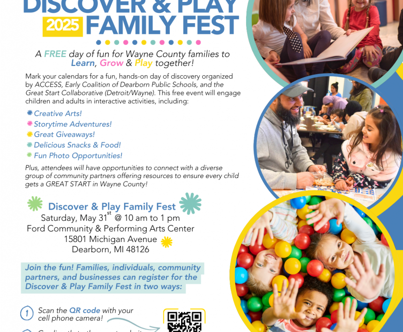 Discover & Play Family Fest; 5/31